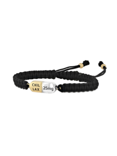 Gold and Silver Braided Pill Bracelet