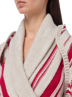 MARTINA HALTER SWEATER WITH CONVERTIBLE SHRUG