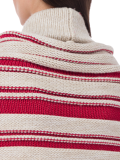 MARTINA HALTER SWEATER WITH CONVERTIBLE SHRUG