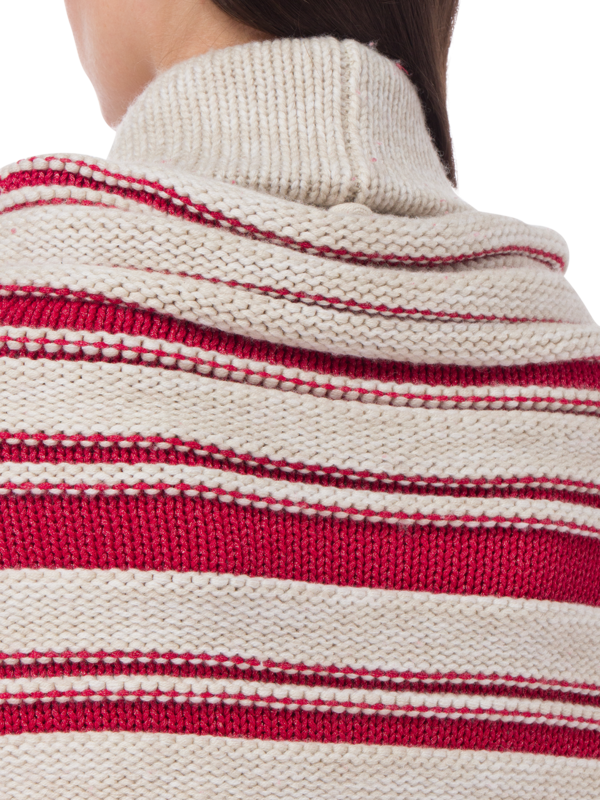 MARTINA HALTER SWEATER WITH CONVERTIBLE SHRUG