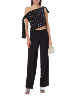 KIKI SLEEVELESS BLOUSE WITH TIES