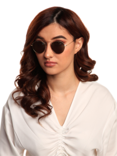 Halles Round Wire Sunglasses