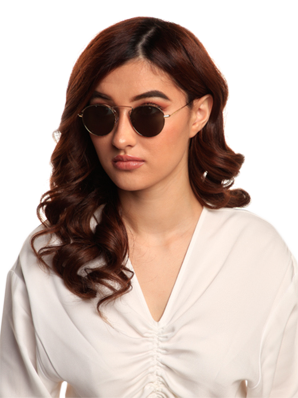 Halles Round Wire Sunglasses