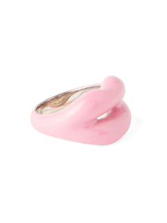 Pink Lip-shaped Ring