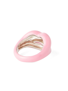 Pink Lip-shaped Ring