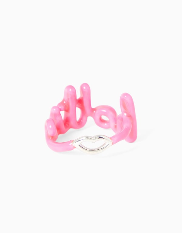 Pink Signature Ring
