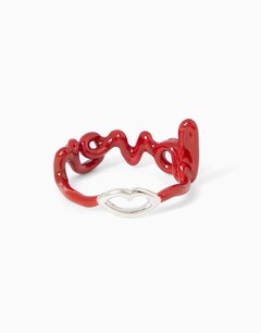 Red Script Ring