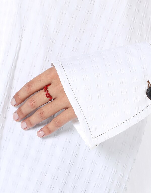 Red Script Ring