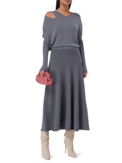 Knit Midi Skirt