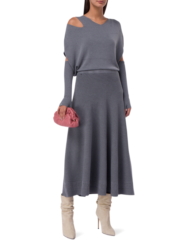 Knit Midi Skirt