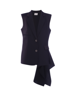 Tailored Sleeveless Blazer