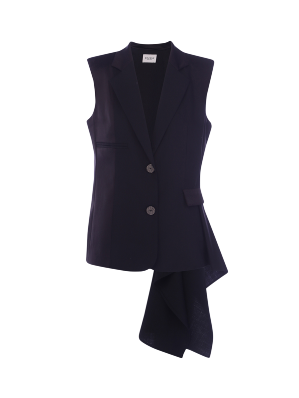 Tailored Sleeveless Blazer