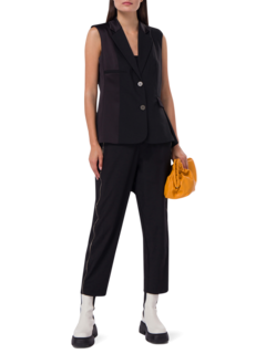 Tailored Sleeveless Blazer