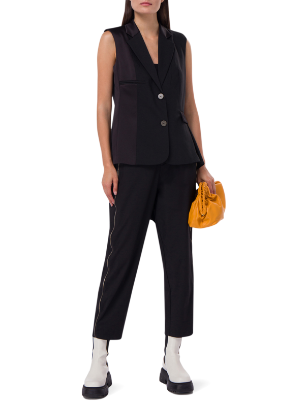 Tailored Sleeveless Blazer