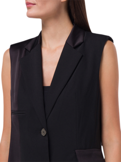 Tailored Sleeveless Blazer