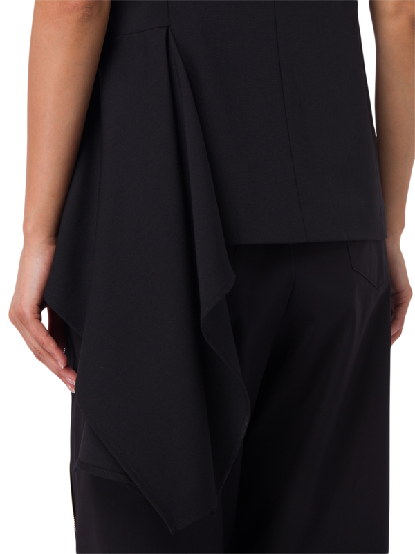 Tailored Sleeveless Blazer