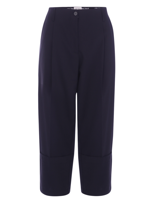 Crop Turn-Up Pants