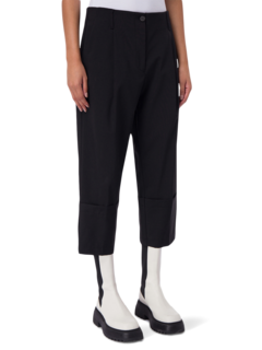 Crop Turn-Up Pants
