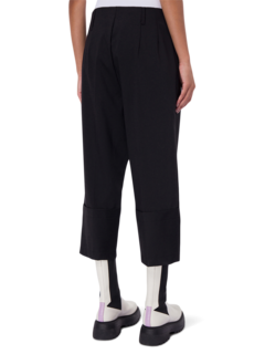Crop Turn-Up Pants
