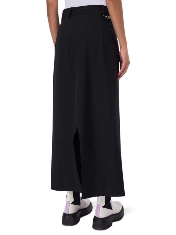 Twist Wrap Midi Skirt