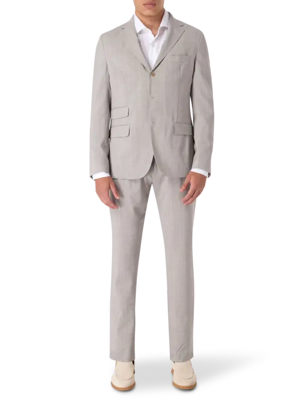 Single Breasted Wool Suit