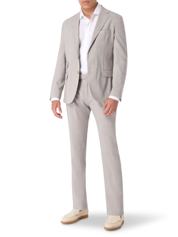 Single Breasted Wool Suit