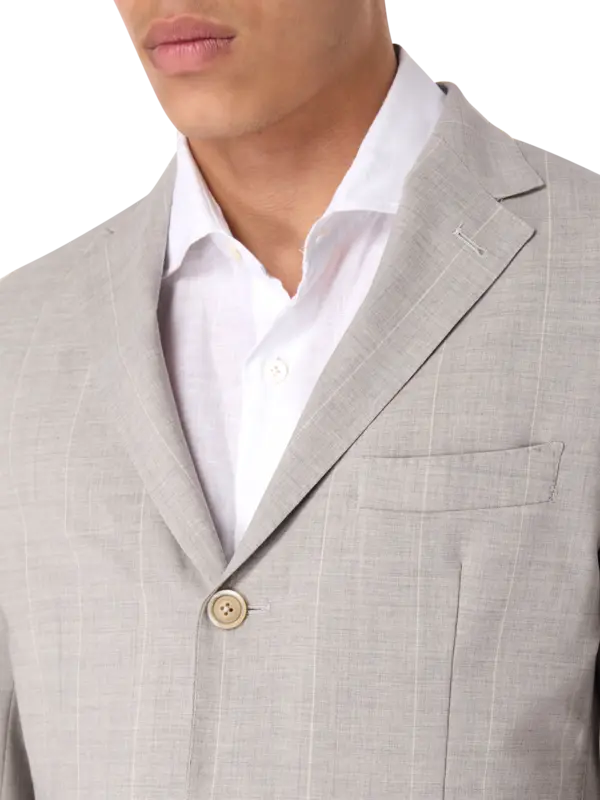 Single Breasted Wool Suit