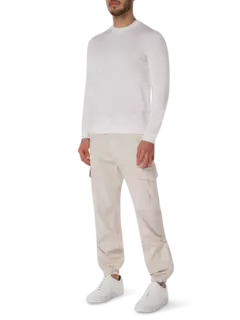 بنطال كارجو بخصر مرتفع