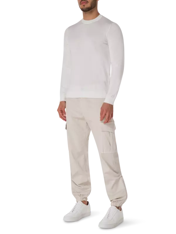 بنطال كارجو بخصر مرتفع