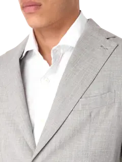 بدلة بصف واحد من الأزرار