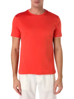 تيشيرت بفتحة رقبة مستديرة