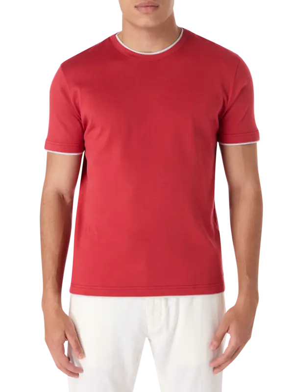 Layered Crew Neck T-Shirt