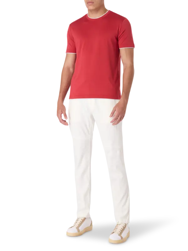 Layered Crew Neck T-Shirt