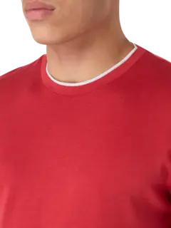 Layered Crew Neck T-Shirt