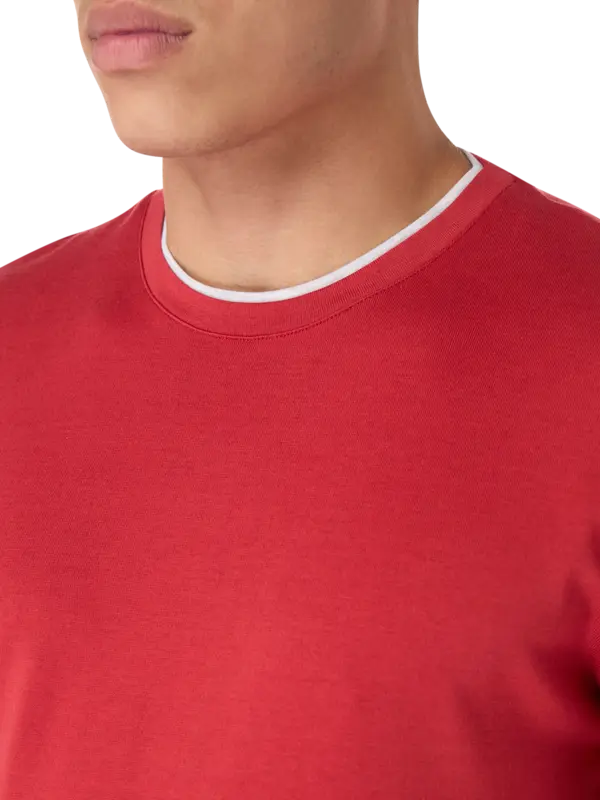 Layered Crew Neck T-Shirt
