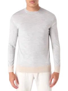Merino Silk Crew Neck Sweater