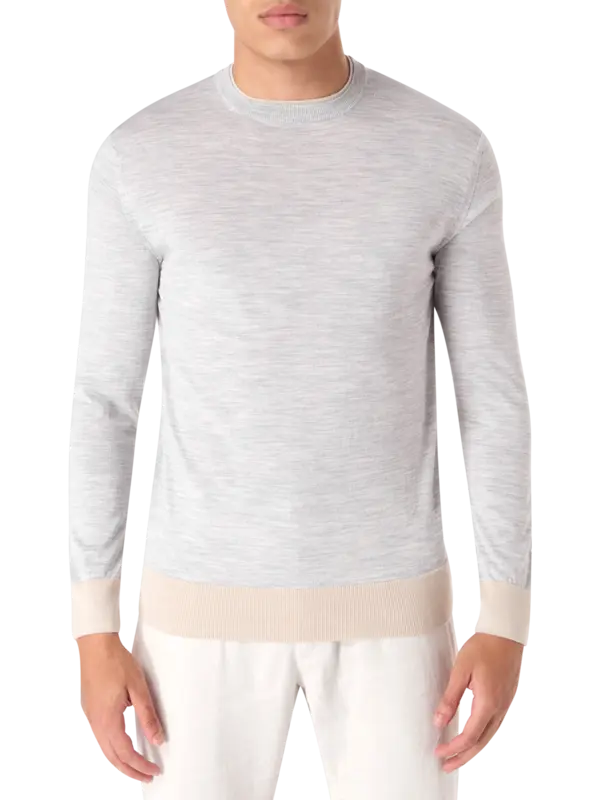 Merino Silk Crew Neck Sweater
