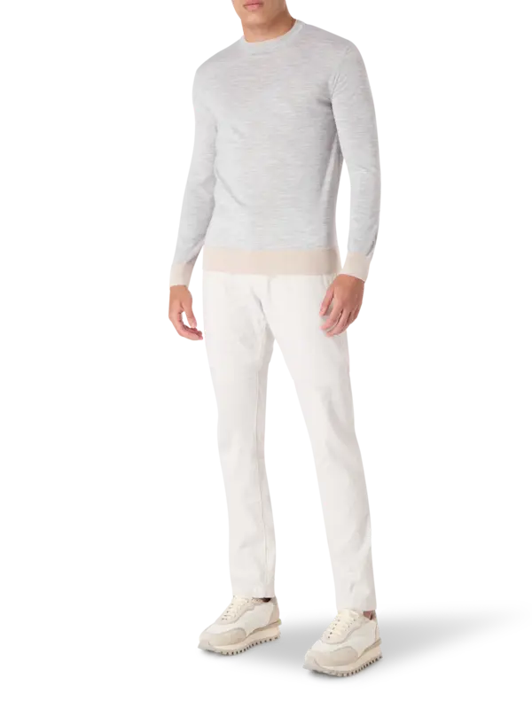 Merino Silk Crew Neck Sweater