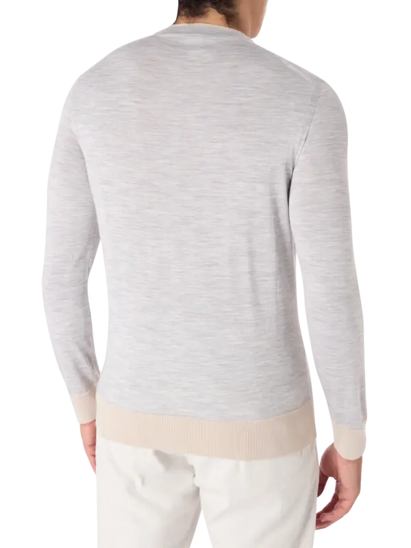 Merino Silk Crew Neck Sweater