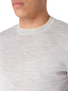 Merino Silk Crew Neck Sweater