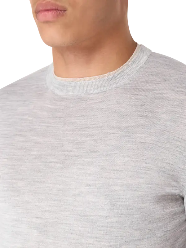 Merino Silk Crew Neck Sweater