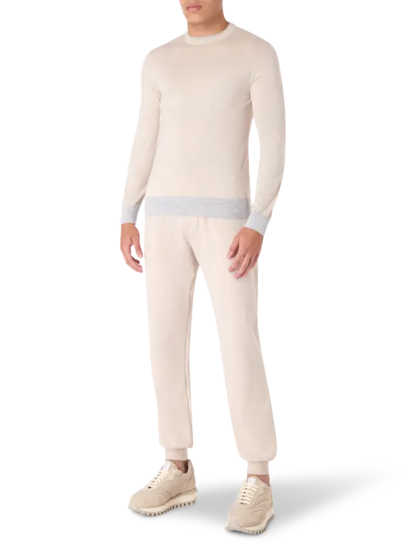 Merino Silk Crew Neck Sweater