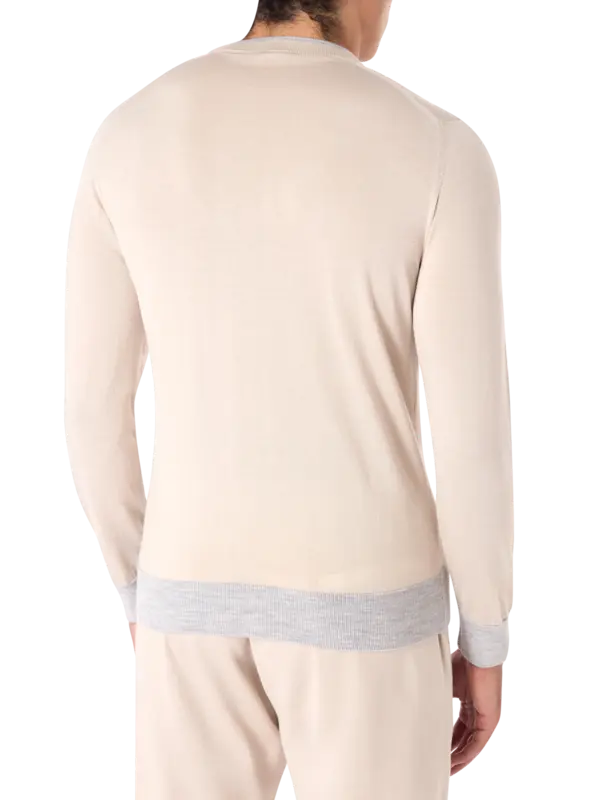 Merino Silk Crew Neck Sweater