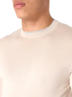 Merino Silk Crew Neck Sweater