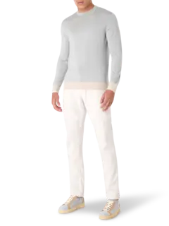 Merino Silk Crew Neck Sweater