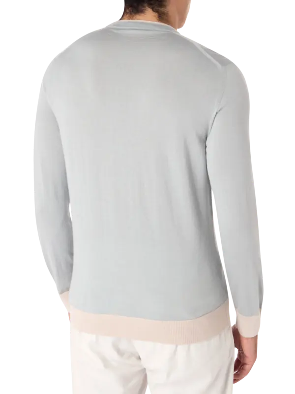Merino Silk Crew Neck Sweater