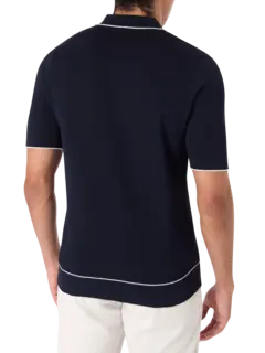 سترة بولو بسحاب قصير