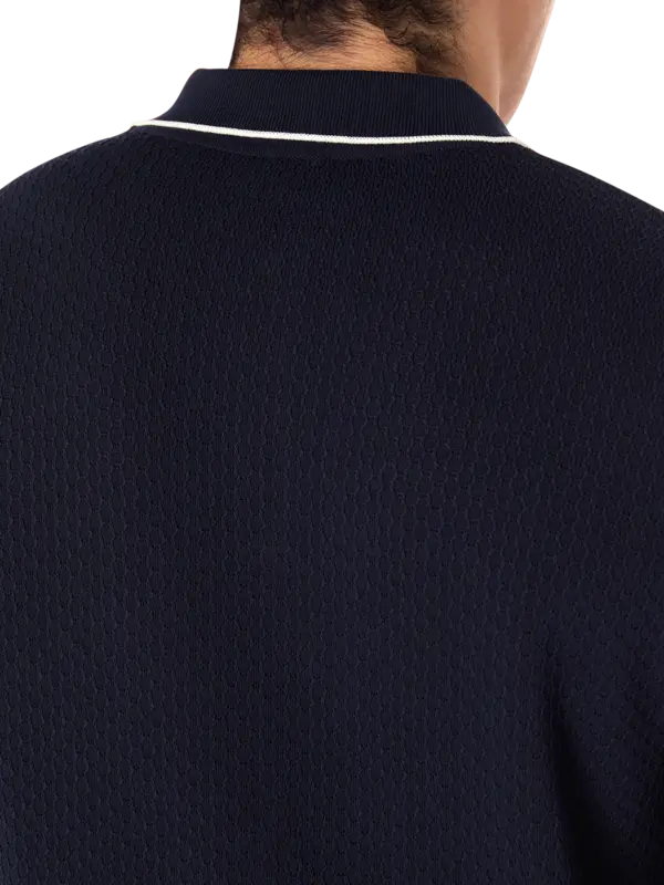 سترة بولو بسحاب قصير