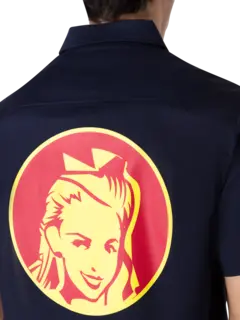 قميص ويترس كامب بياقة