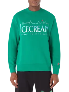 سويت شيرت سيتي سكيب بفتحة رقبة مستديرة